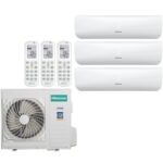 Мульти сплит система на 3 комнаты Hisense Zoom DC AMS-09UW4RMRKB00х2+AMS-12UW4RXRKB00/AMW3-24U4RJC