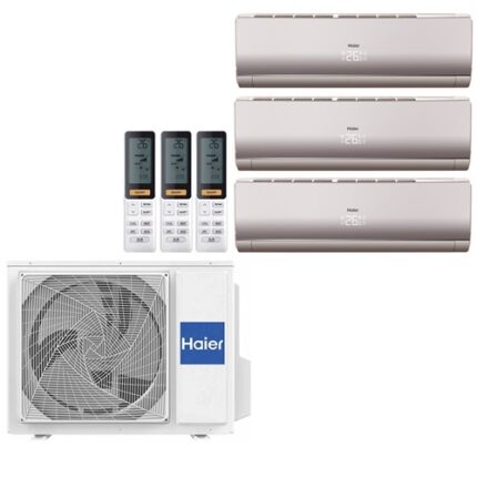 Мульти сплит система на 3 комнаты Haier Lightera AS09NS6ERA-Gх3/3U55S2SR5FA