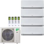 Мульти сплит система на 4 комнаты Ballu Defender BSFI-FM-09+09+09+09HN8/BA4OI-FM-36HN8 c Wi-Fi