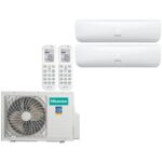 Мульти сплит система на 2 комнаты Hisense Zoom DC AMS-07UW4RMRKB00+AMS-09UW4RMRKB00/AMW2-14U4RGC