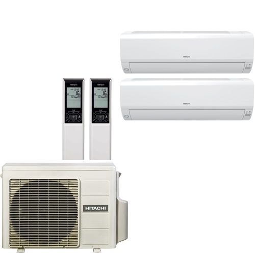 multi_split_sistema_hitachi_rak_18rpe_x2ram_40np2e.1600x1200 Мульти сплит система Мульти сплит система Hitachi RAK-18RPEх2/RAM-40NP2E — изображение 1