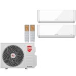 Мульти сплит система на 2 комнаты Royal Thermo Barocco RTFMI-09HN8 (WH)х2/RTFMO-18H2N8 с Wi-Fi