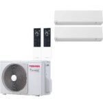 Мульти сплит система на 2 комнаты Toshiba Shorai Edge RAS-B10G3KVSG-Eх2/RAS-2M18G3AVG-E c Wi-Fi