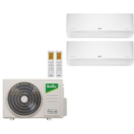 Мульти сплит система на 2 комнаты Ballu Eco Smart BSYI-FM-09+12HN8/BM2OI-FM-18HN8