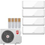 Мульти сплит система на 4 комнаты Royal Thermo Barocco RTFMI-09HN8 (WH)х4/RTFMO-32HN8