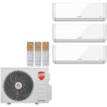 Мульти сплит система на 3 комнаты Royal Thermo Barocco RTFMI-07HN8 (WH)х2+RTFMI-12HN8 (WH)/RTFMO-27HN8 с Wi-Fi