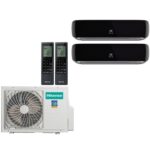 Мульти сплит система на 2 комнаты Hisense Premium FM DC Inverter AMS-09UW4RVETG00(B)х2/AMW2-18U4RXC