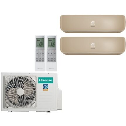 Мульти сплит система на 2 комнаты Hisense Premium FM DC Inverter AMS-09UW4RVETG00(C)х2/AMW2-14U4RGC
