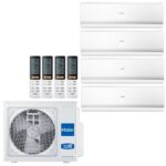 Мульти сплит система на 4 комнаты Haier Lightera AS09NS6ERA-Wх3+AS12NS6ERA-W/4U75S2SR5FA