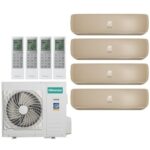 Мульти сплит система на 4 комнаты Hisense Premium FM DC Inverter AMS-09UW4RVETG00(C)х3+AMS-12UW4RVETG00(C)/AMW4-27U4RJC