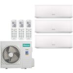 Мульти сплит система на 3 комнаты Hisense Smart AMS-09UW4RVEDB00х2+AMS-12UW4RVEDB00/AMW3-24U4RJC