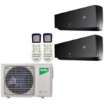 Мульти сплит система на 2 комнаты Ballu Platinum Evolution BSUI-FM-09+09HN8(BL)/BA2OI-FM-18HN8 с Wi-Fi