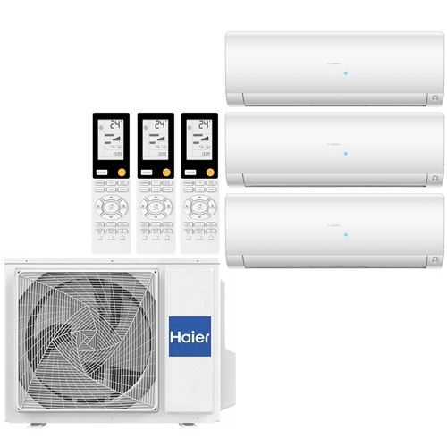 multi_split_sistema_haier_as25s2sf2fa_w_x33u70s2sr5fa.1600x1200 Мульти сплит система на 3 комнаты Haier Flexis Super Match AS25S2SF3FA-Wх3/3U70S2SR5FA — изображение 1