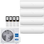 Мульти сплит система на 4 комнаты Haier Flexis Super Match AS25S2SF3FA-Wх4/4U85S2SR5FA