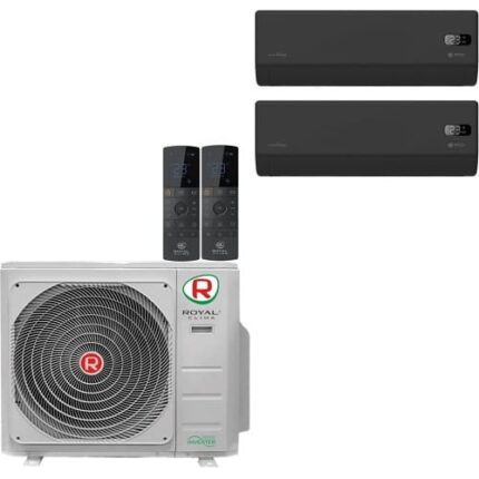 Мульти сплит система на 2 комнаты Royal Clima Venturo Nero RCI-VT09+09HN/2RMN-18HN