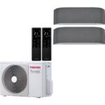 Мульти сплит система на 2 комнаты Toshiba Haori RAS-B10N4KVRG-E+RAS-B13N4KVRG-E/RAS-2M14G3AVG-E c Wi-Fi