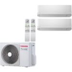 Мульти сплит система на 2 комнаты Toshiba SEIYA RAS-B07CKVGх2/RAS-2M14G3AVG-E c Wi-Fi